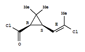 CYCLOPROPANECARBONYL CHLORIDE,3-(2-CHLORO-1-ALLYL)-2,2-DIMETHYL-,[1R-[1A,3A(E)]]-