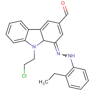 9H-Carbazole-3-carboxaldehyde, 9-(2-chloroethyl)-,ethylphenylhydrazone