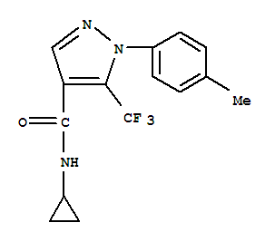 N-cyclopropyl-1-(4-methylphenyl)-5-(trifluoromethyl)-1H-pyrazole-4-carboxamide
