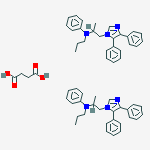 N-[2-(4,5-diphenyl-1H-imidazol-1-yl)-1-methylethyl]-N-propylaniline butanedioate (2:1)