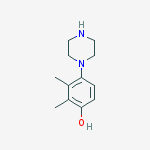 2,3-dimethyl-4-(1-piperazinyl)phenol
