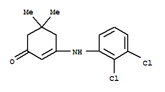 3-(2,3-Dichloro-phenylamino)-5,5-dimethyl-cyclohex-2-enone molecular structure