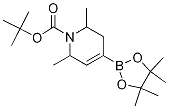 2,6-Dimethyl-4-(4,4,5,5-tetramethy
l-[1,3,2]dioxaborolan-2-yl)-3,6
-dihydro-2H-pyridine-1-
carboxylicacid tert-butyl ester