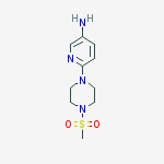 3-Pyridinamine, 6-[4-(methylsulfonyl)-1-piperazinyl]-