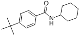 Benzamide, N-cyclohexyl-4-(1,1-dimethylethyl)- molecular structure