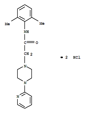 1-Piperazineacetamide,N-(2,6-dimethylphenyl)-4-(2-pyridinyl)-, hydrochloride (1:2)