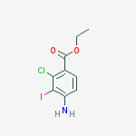 ethyl 4-amino-2-chloro-3-iodobenzoate molecular structure