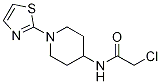 2-Chloro-N-(1-thiazol-2-yl-piperidin-4-yl)-acetaMide, 98+% C10H14ClN3OS, MW: 259.76 molecular structure