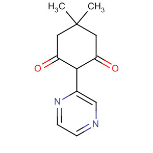 1,3-Cyclohexanedione, 5,5-dimethyl-2-pyrazinyl-