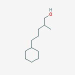 5-cyclohexyl-2-methylpentan-1-ol molecular structure