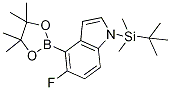 tert-butyl(5-fluoro-4-(4,4,5,5-tetramethyl-1,3,2-dioxaborolan-2-yl)-1H-inden-1-yl)dimethylsilane