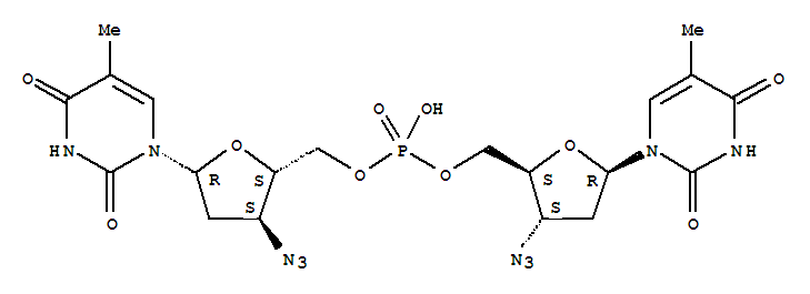 bis[[(2R,3R,5S)-3-azido-5-(5-methyl-2,4-dioxo-pyrimidin-1-yl)tetrahydrofuran-2-yl]methyl] hydrogen phosphate
