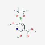 methyl 2,6-dimethoxy-5-(4,4,5,5-tetramethyl-1,3,2-dioxaborolan-2-yl)nicotinate