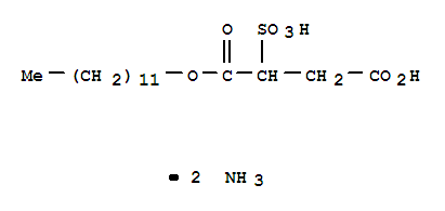 DIAMMONIUM LAURYL SULFOSUCCINATE molecular structure