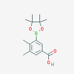 3,4-dimethyl-5-(4,4,5,5-tetramethyl-1,3,2-dioxaborolan-2-yl)benzoic acid