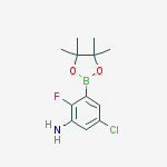 5-chloro-2-fluoro-3-(4,4,5,5-tetramethyl-1,3,2-dioxaborolan-2-yl)-Benzenamine