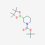 tert-butyl 3-(4,4,5,5-tetramethyl-1,3,2-dioxaborolan-2-yl)piperidine-1-carboxylate