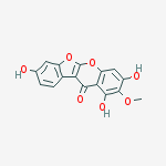 1,3,8-trihydroxy-2-methoxy-[1]benzofuro[2,3-b]chromen-11-one