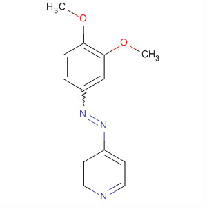 Pyridine, 4-[(3,4-dimethoxyphenyl)azo]- molecular structure