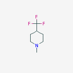 N-METHYL-4-TRIFLUOROMETHYLPIPERIDINE molecular structure