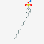 Sodium;4-tridecylbenzenesulfonate molecular structure
