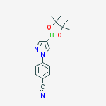 4-(4-(4,4,5,5-Tetramethyl-1,3,2-dioxaborolan-2-yl)-1H-pyrazol-1-yl)benzonitrile