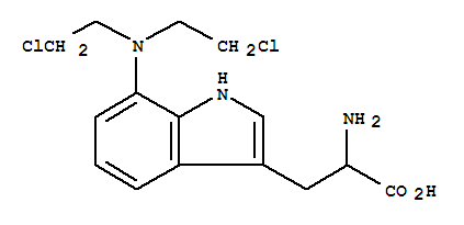 DL-Tryptophan,7-[bis(2-chloroethyl)amino]-