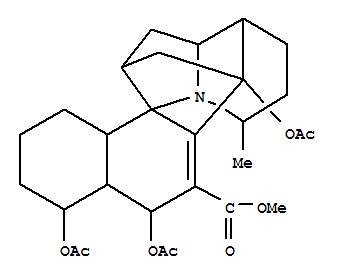 5,6,9-[1]Butanyl[4]ylidene-5H-benz[6,7]indeno[7a,1-b]pyrrole-10-carboxylicacid,1,9,11-tris(acetyloxy)-1,2,3,4,4a,6,7,7a,8,9,11,11a-dodecahydro-15-methyl-,methyl ester, (1R,4aS,4bS,5R,6S,7aR,9S,11R,11aR,12R,15R)- (9CI)