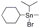 Bromocyclohexylisopropyl(methyl)stannane molecular structure