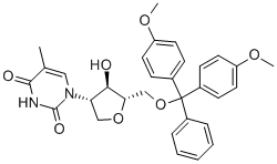 1-((3S,4R,5S)-5-((BIS(4-METHOXYPHENYL)(PHENYL)METHOXY)METHYL)-4-HYDROXYTETRAHYDROFURAN-3-YL)-5-METHYLPYRIMIDINE-2,4(1H,3H)-DIONE