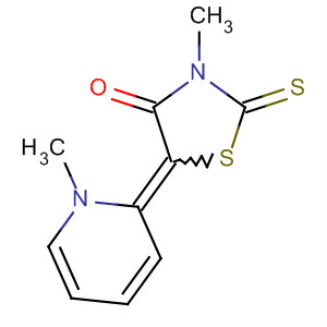 4-Thiazolidinone, 3-methyl-5-(1-methyl-2(1H)-pyridinylidene)-2-thioxo-