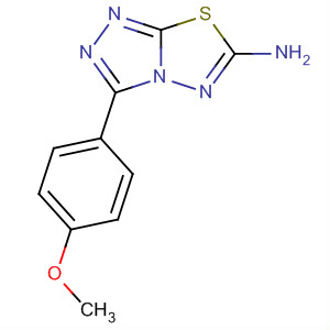 1,2,4-Triazolo[3,4-b][1,3,4]thiadiazol-6-amine, 3-(4-methoxyphenyl)-
