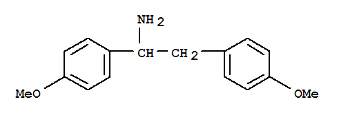 1,2-bis(4-methoxyphenyl)ethanamine molecular structure