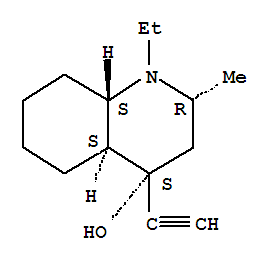 1-Ethyl-4-ethynyl-2-methyldecahydro-4-quinolinol