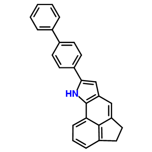 8-(biphenyl-4-yl)-5,9-dihydro-4H-indeno[1,7-fg]indole