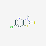 Thiazolo[4,5-b]pyridine-2(3H)-thione, 6-chloro-