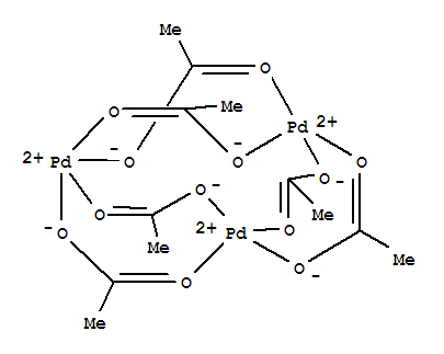Hexakis(mu-(acetato-O:O'))tripalladium