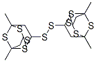 1,1-Dithiobis(3,5,7-trimethyl-2,4,6,8-tetrathiaadamantane) molecular structure