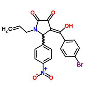 (4Z)-4-[(4-bromophenyl)(hydroxy)methylidene]-5-(4-nitrophenyl)-1-prop-2-en-1-ylpyrrolidine-2,3-dione