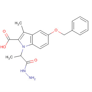 1H-Indole-2-carboxylic acid, 3-methyl-5-(phenylmethoxy)-,propylidenehydrazide