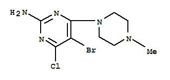 5-bromo-4-chloro-6-(4-methylpiperazin-1-yl)pyrimidin-2-amine