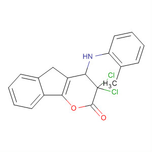 Indeno[1,2-b]pyran-2(3H)-one,3,3-dichloro-4,5-dihydro-4-(methylphenylamino)-