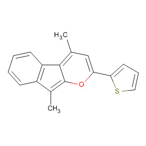 Indeno[2,1-b]pyran, 4,9-dimethyl-2-(2-thienyl)-