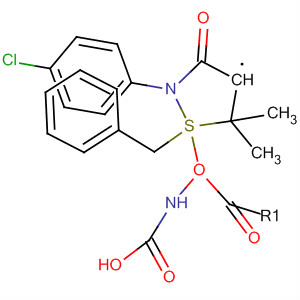 Carbamic acid,[2-(4-chlorophenyl)-5,5-dimethyl-3-oxo-4-isothiazolidinyl]-, phenylmethylester