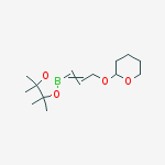 2-[3-(4,4,5,5-Tetramethyl-[1,3,2]dioxaborolan-2-yl)-allyloxy]-tetrahydro-pyran