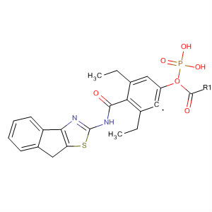 Phosphonic acid,[4-[(8H-indeno[1,2-d]thiazol-2-ylamino)carbonyl]phenyl]-, diethyl ester