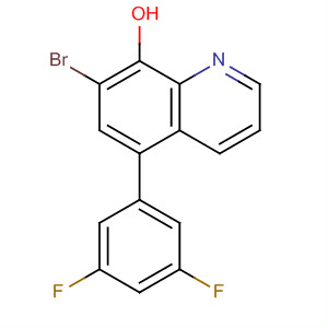 8-Quinolinol, 7-bromo-5-(3,5-difluorophenyl)-