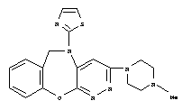 3-(4-methylpiperazin-1-yl)-5-(1,3-thiazol-2-yl)-5,6-dihydropyridazino[3,4-b][1,4]benzoxazepine