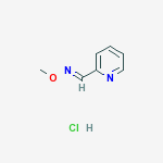 (E)-N-methoxy-1-(pyridin-2-yl)methanimine hydrochloride (1:1) molecular structure