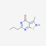 3-methyl-6-propyl-5H-[1,2]thiazolo[4,5-e]pyrimidin-4-one